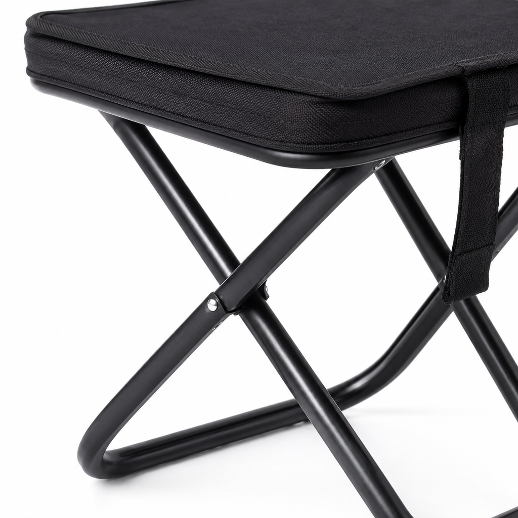 RestLite Padded Folding Stool - Black